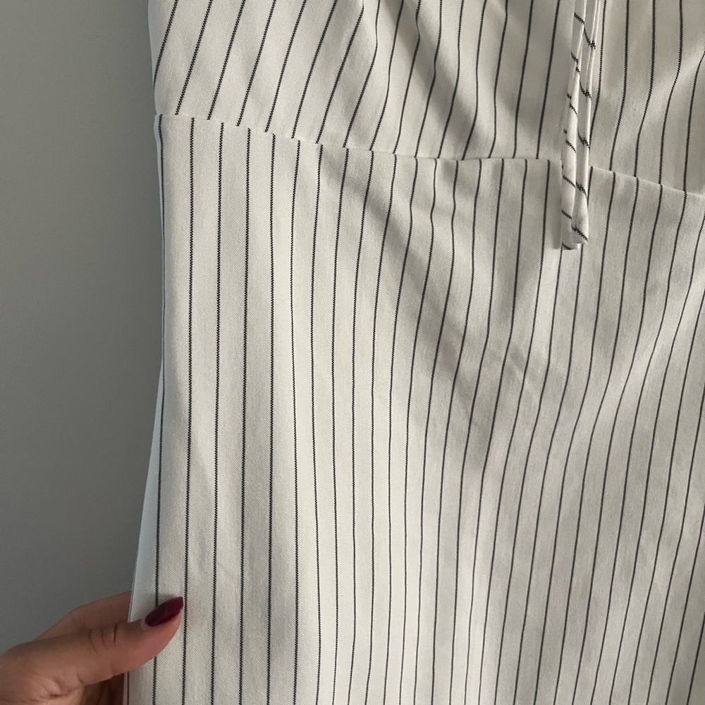 Wild Fable White Striped Mini Dress - Picture 3 of 8